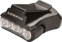 Latarka 5 LED z klipsem na daszek