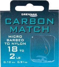 Haczyki Carbon Match + przypon