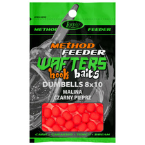 Wafters Hook Baits Dumbells 8 Malina Czarny Pieprz