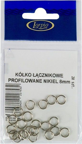 Kółko łącznikowe profilowane nikiel