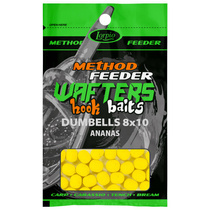 Wafters Hook Baits Dumbells 8 Ananas