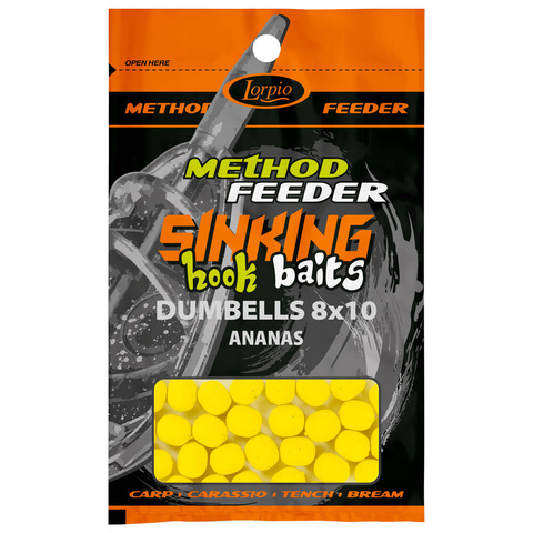 Sinking Hook Baits Dumbells 8 Ananas