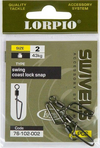 Krętlik z agrafką Swing Coast Lock