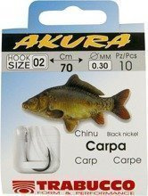 Haczyki Akura Seria Carp + przypon