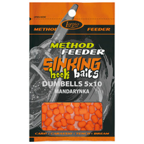 Sinking Hook Baits Dumbells 5 Mandarynka