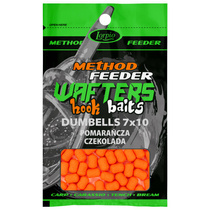 Wafters Hook Baits Dumbells 7 Pomarańcza Czekolada