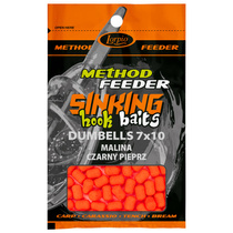 Sinking Hook Baits Dumbells 7 Malina Czarny Pieprz