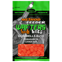 Wafters Hook Baits Dumbells 8 Pomarańcza Czekolada