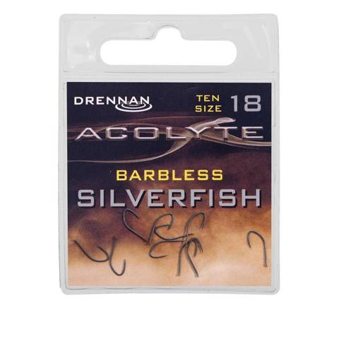 Haczyki Acolyte Silverfish Barbless