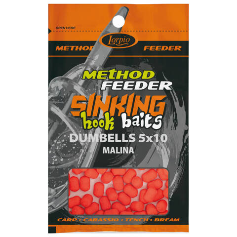 Sinking Hook Baits Dumbells 5 Malina