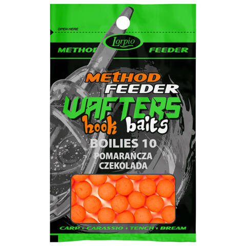 Wafters Hook Baits Boilies 10 Pomarańcza Czekolada