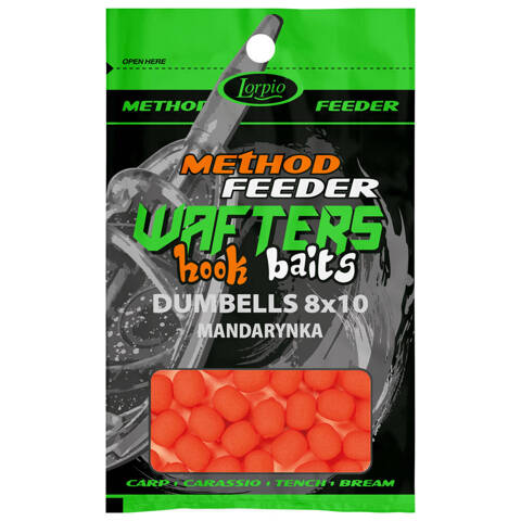 Wafters Hook Baits Dumbells 8 Mandarynka