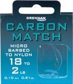 Haczyki Carbon Match + przypon