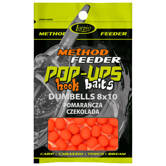 Pop-Ups Hook Baits Dumbells 8 Pomarańcza Czekolada